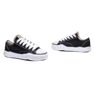 Maison Mihara Yasuhiro Peterson Low Black White Canvas Sneakers Size EU 41 US 8
